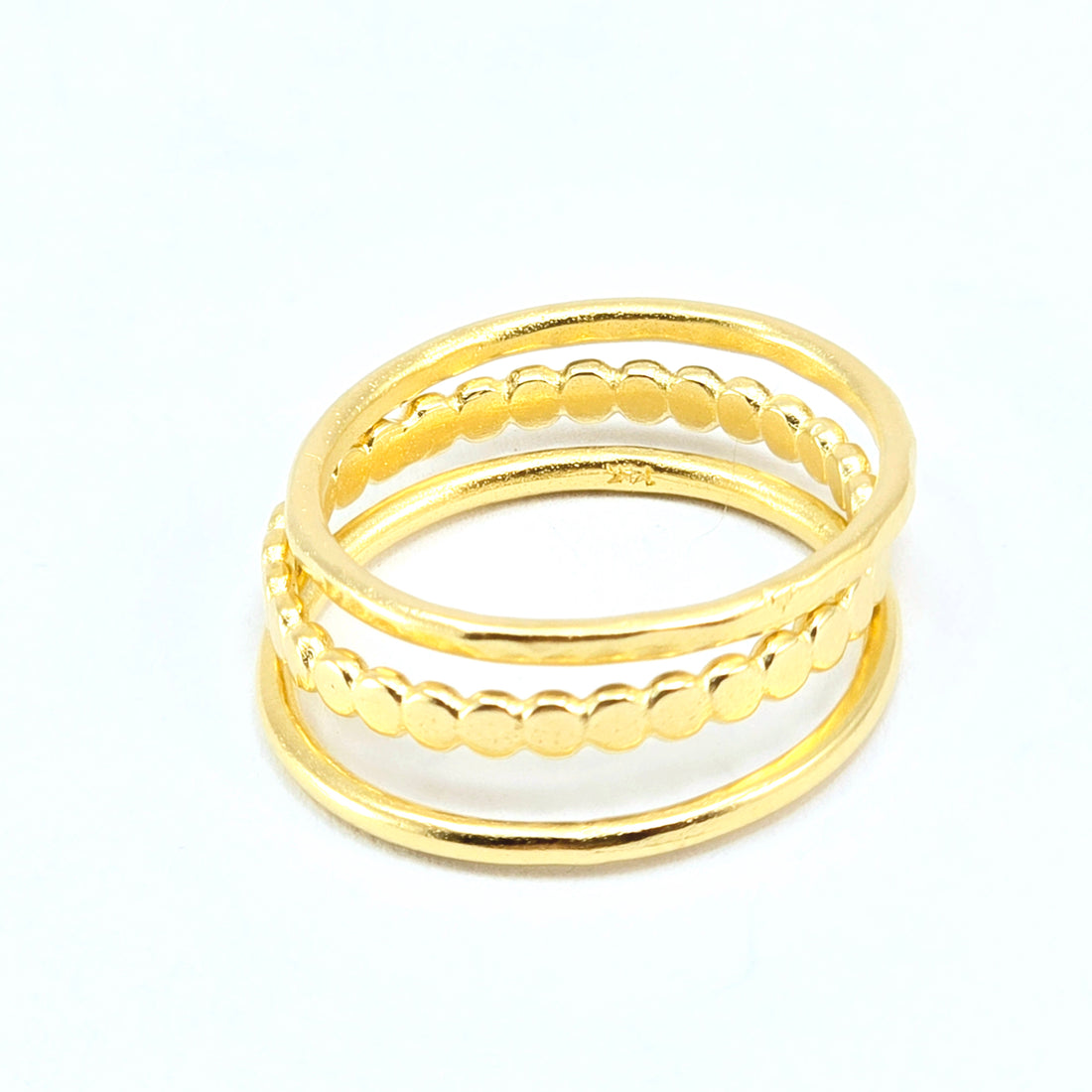 טבעת עדינה פשוטה זהב