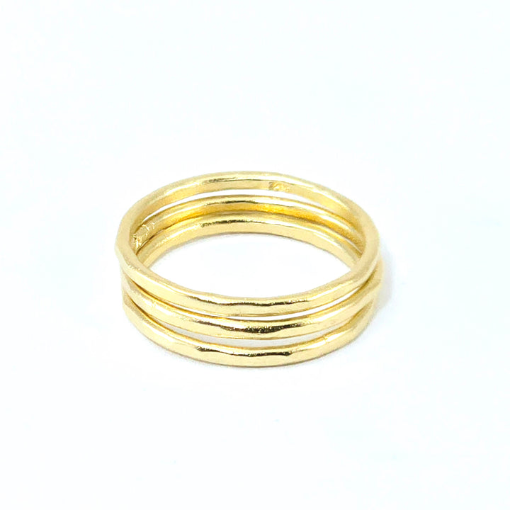 טבעת עדינה פשוטה זהב