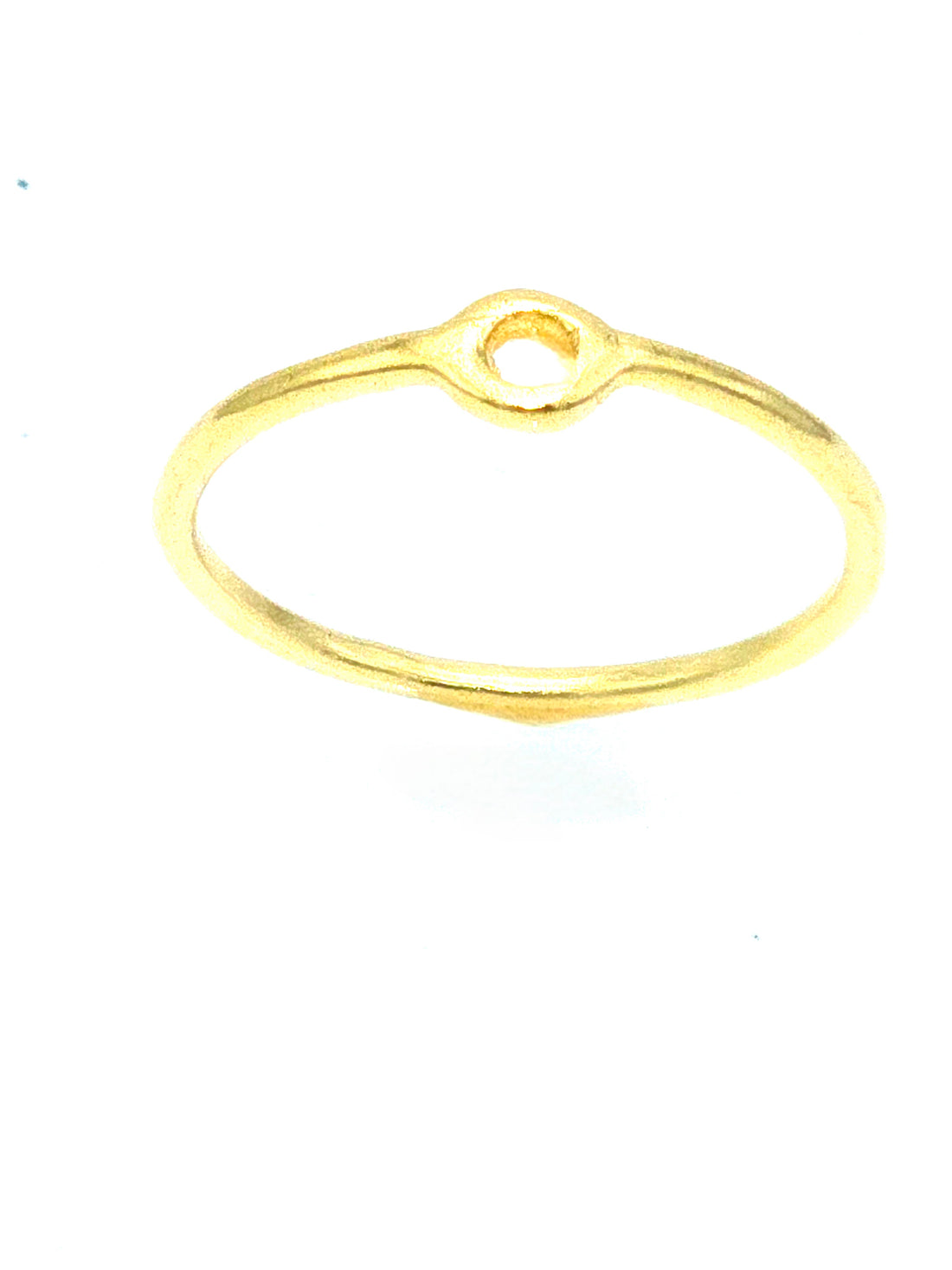 טבעת דקה זהב עיגול קטן