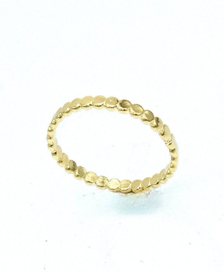 טבעת דקה עדינה זהב