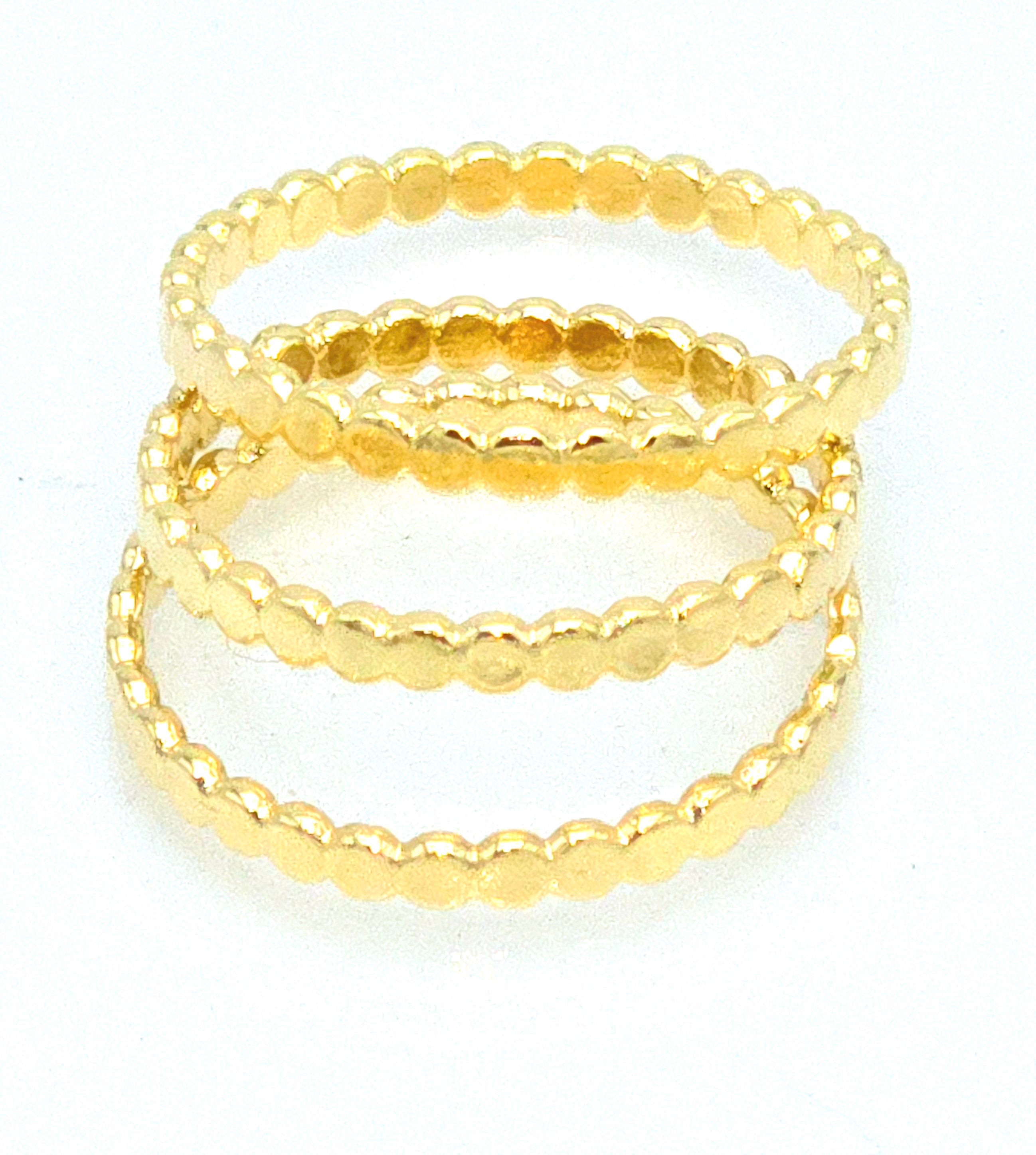 טבעת דקה עדינה זהב