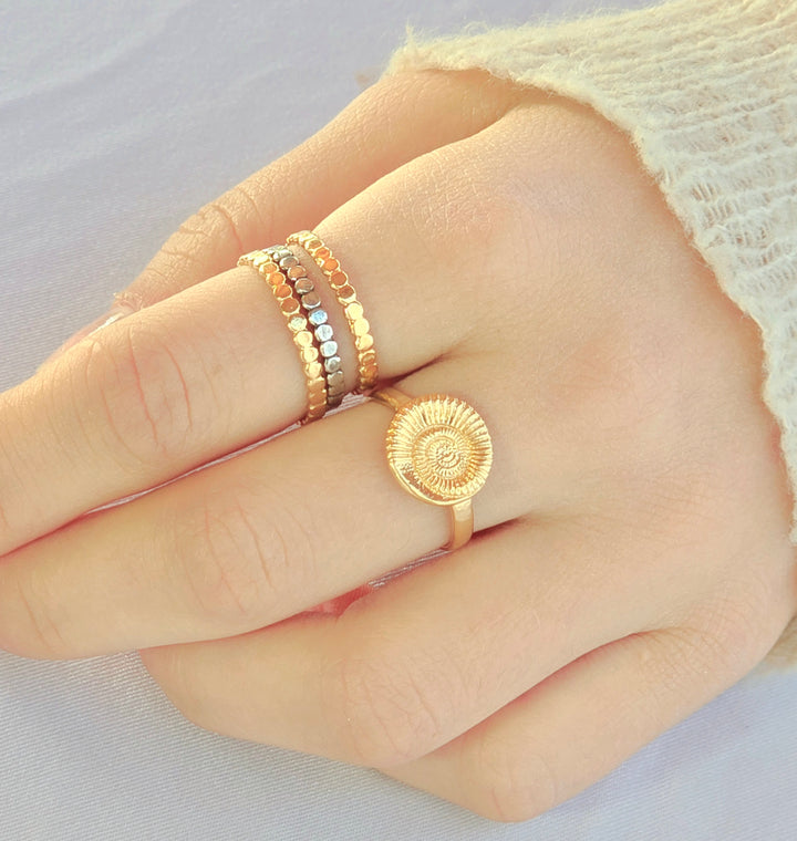 טבעת דקה עדינה זהב