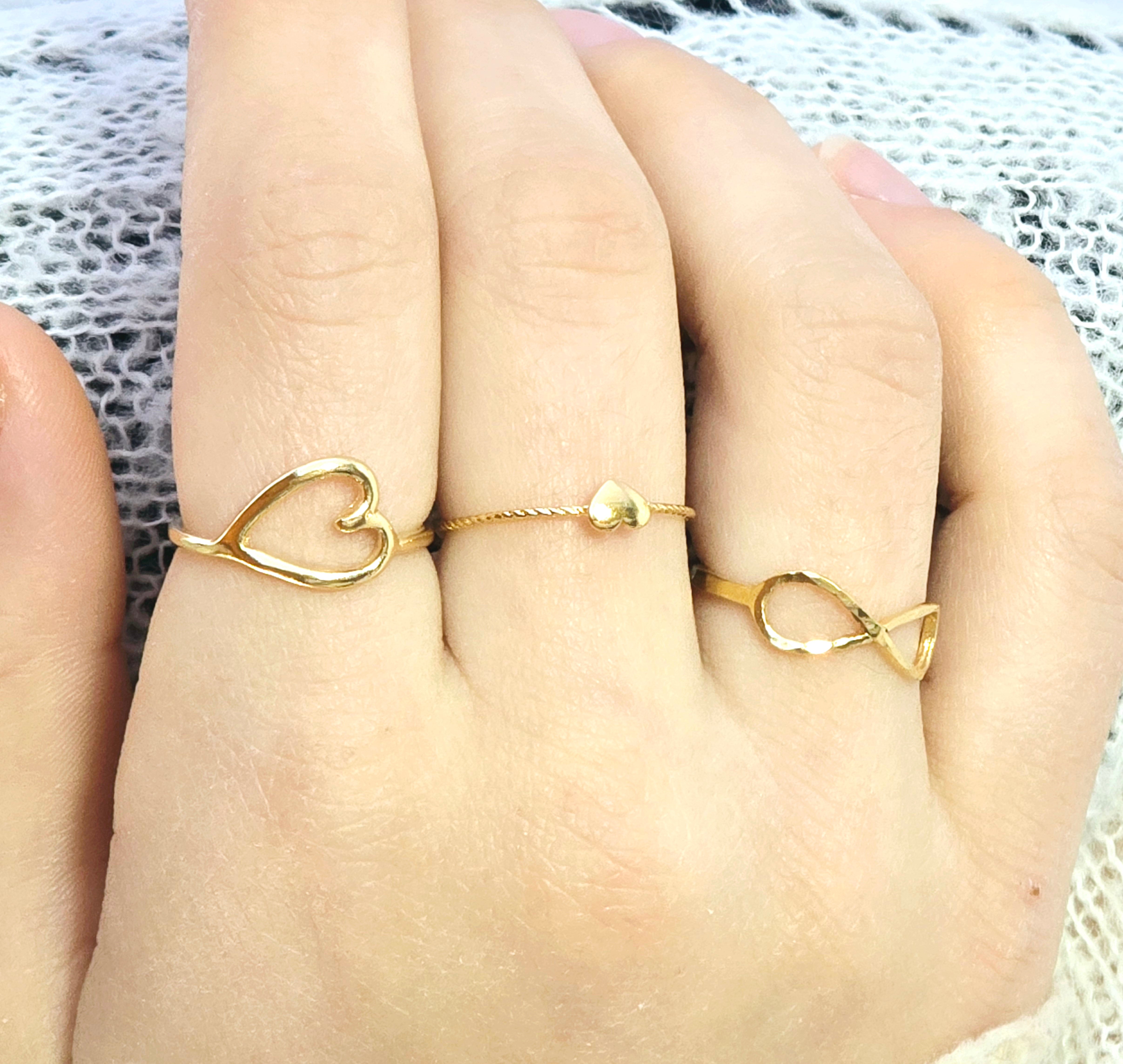 טבעת אינפיניטי זהב 14 קראט