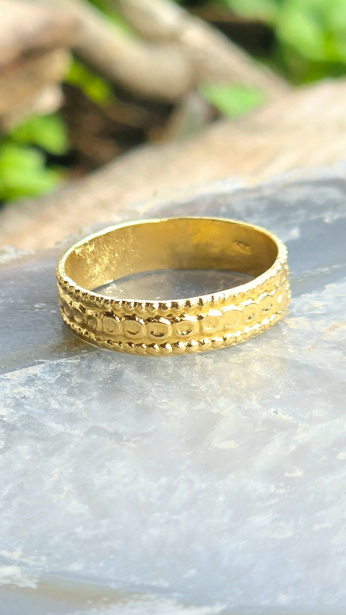 טבעת נישואין רחבה זהב 14 קראט