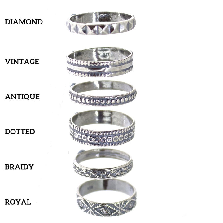 טבעת משולשים כסף 925 (Copy)