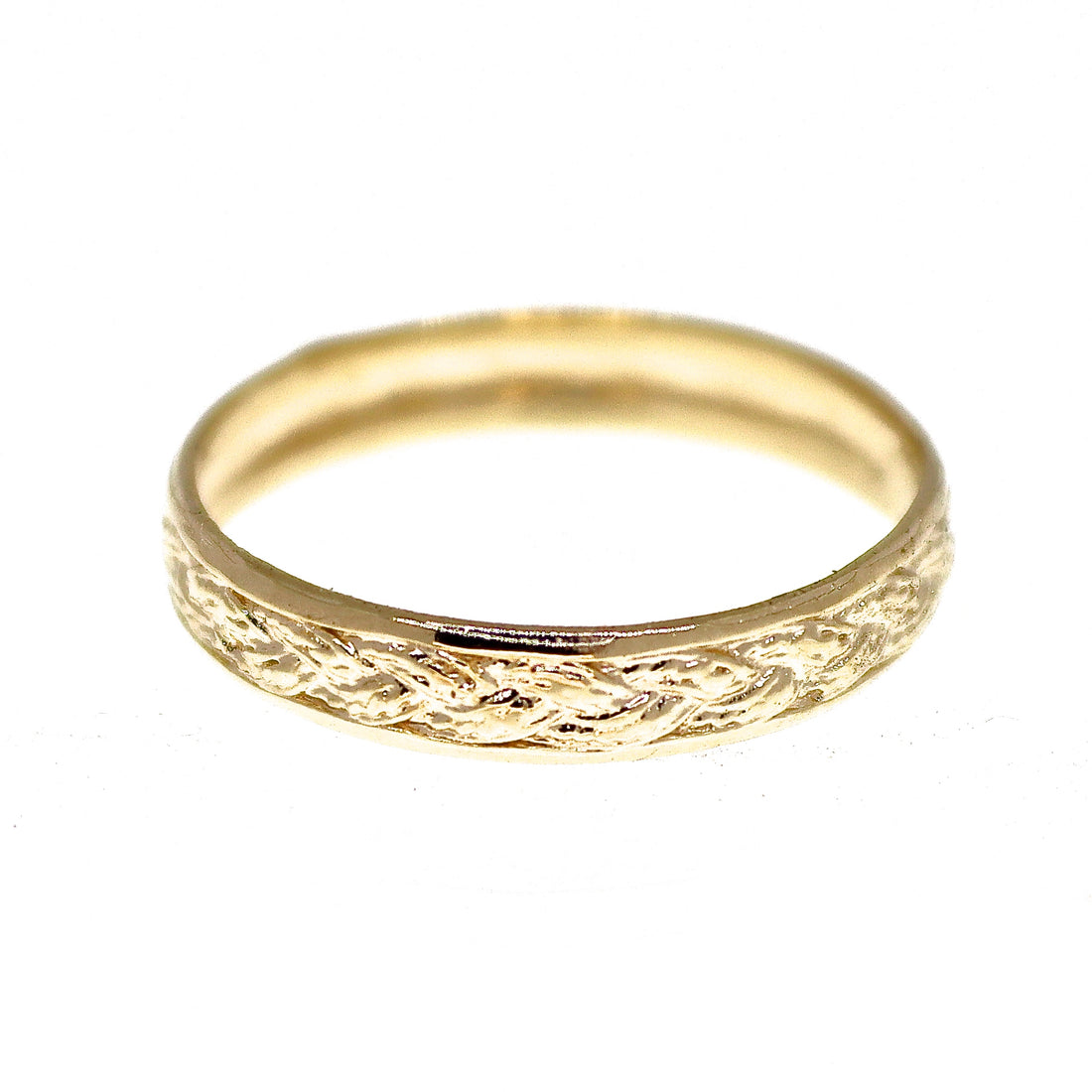 טבעת נישואין נקודות זהב 14 קראט