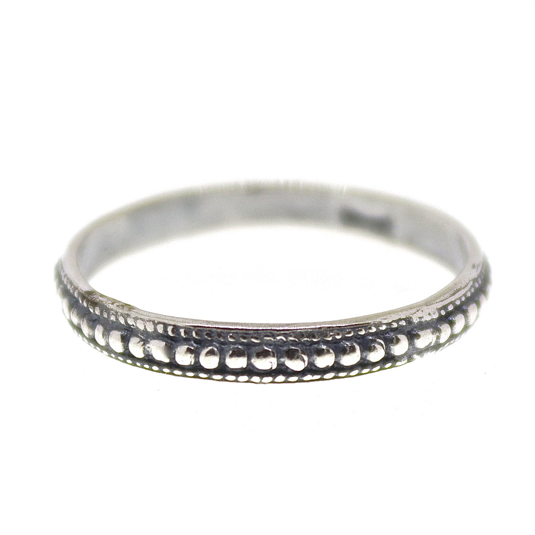 טבעת נקודות כסף 925