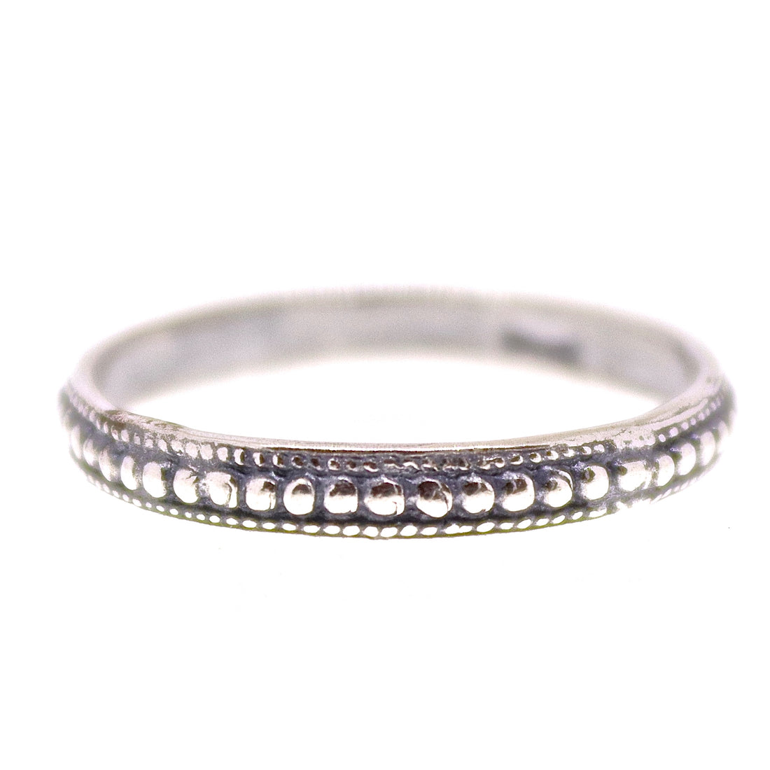 טבעת נקודות כסף 925