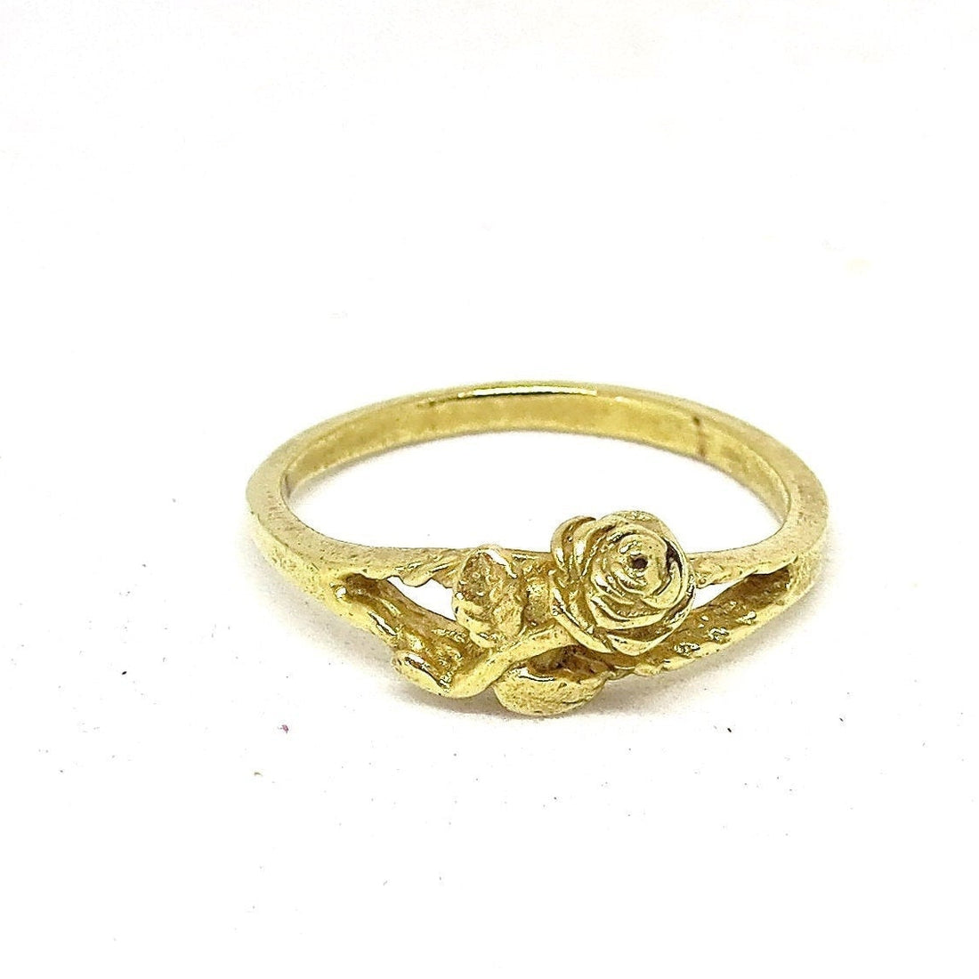 טבעת ורד מזהב מלא 14 קראט