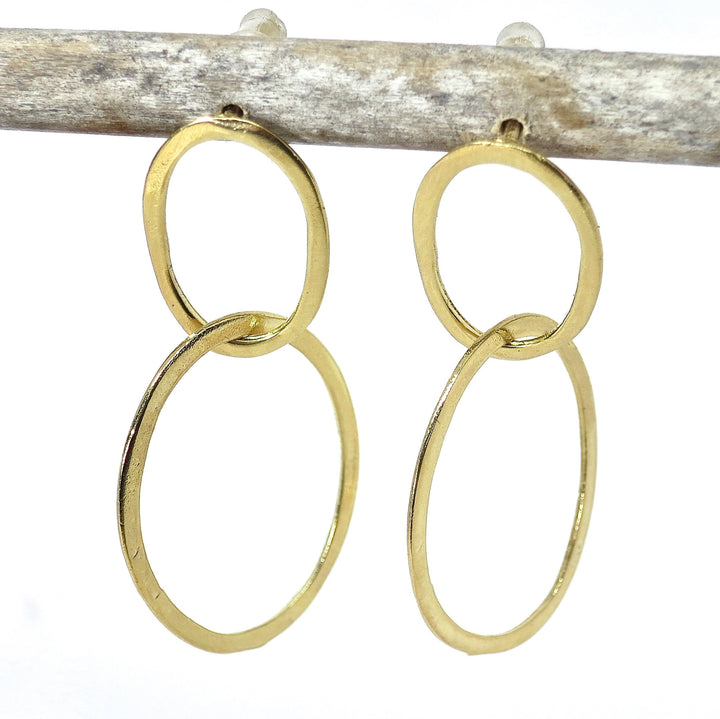 עגילי חישוק זהב מלא 14 קראט: עגילי חישוק מודרניים