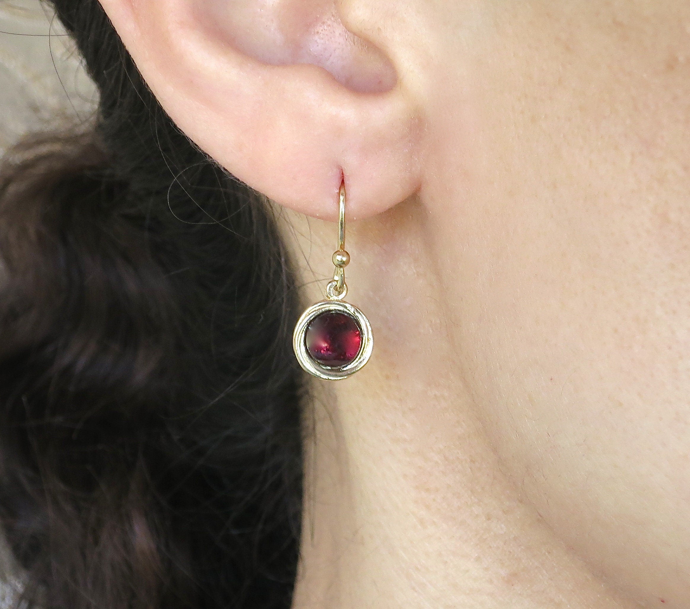 סט עגילי כסף סטרלינג 925 תלויים ותליון שרשרת