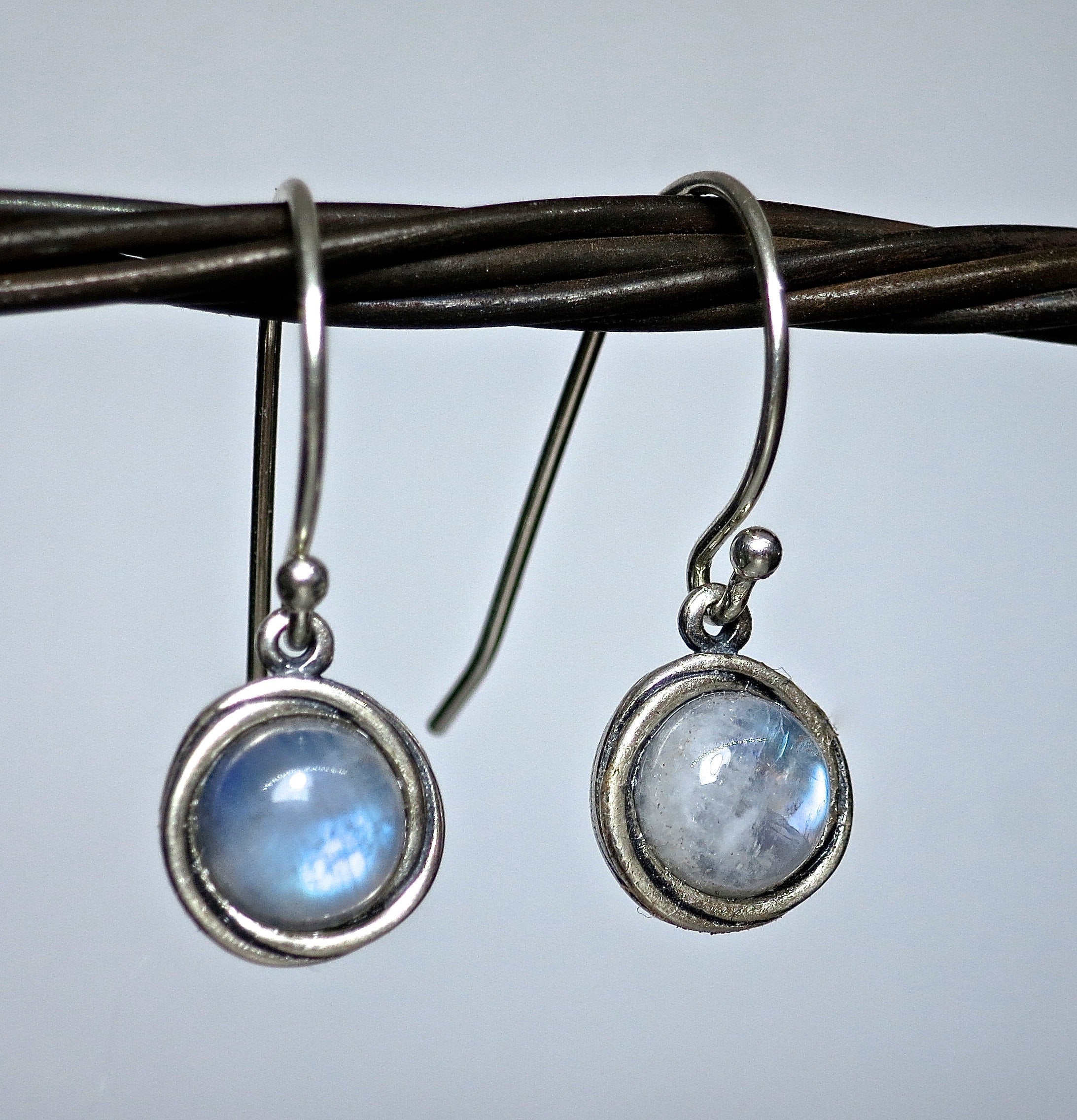 סט עגילי כסף סטרלינג 925 תלויים ותליון שרשרת