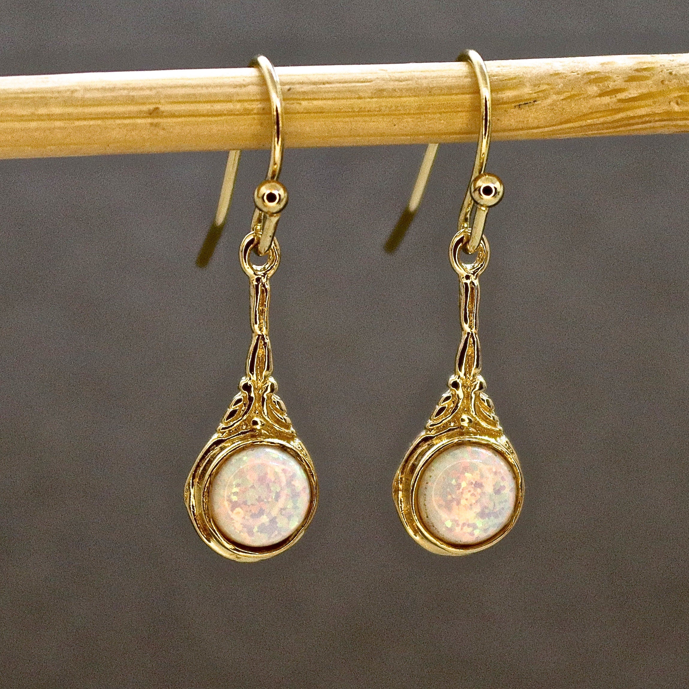 עגילי זהב אופל לנשים, עגילי זהב ויקטוריאניים