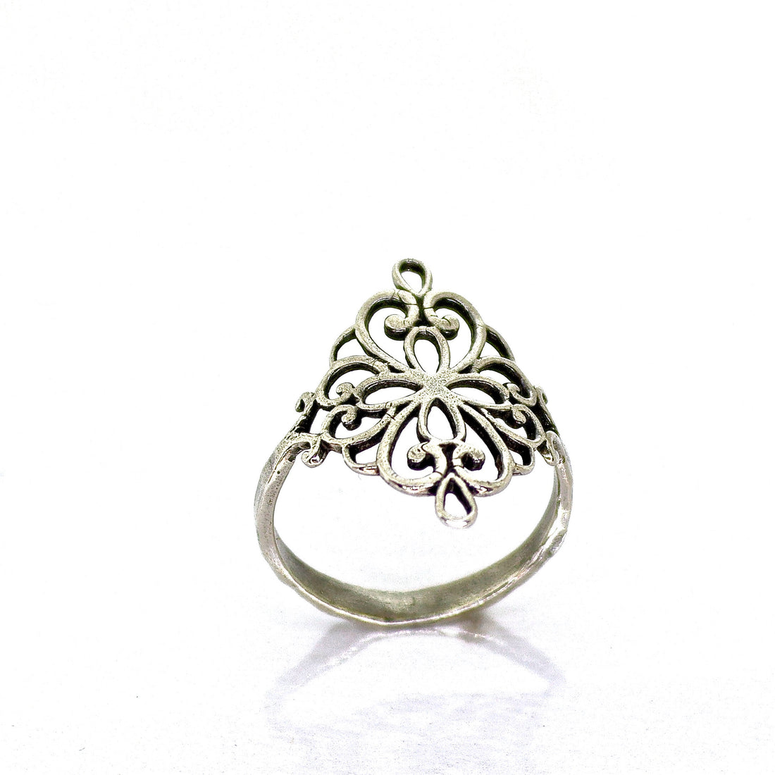 טבעת כסף סטרלינג פיליגרן: תכשיטים ויקטוריאניים בעבודת יד