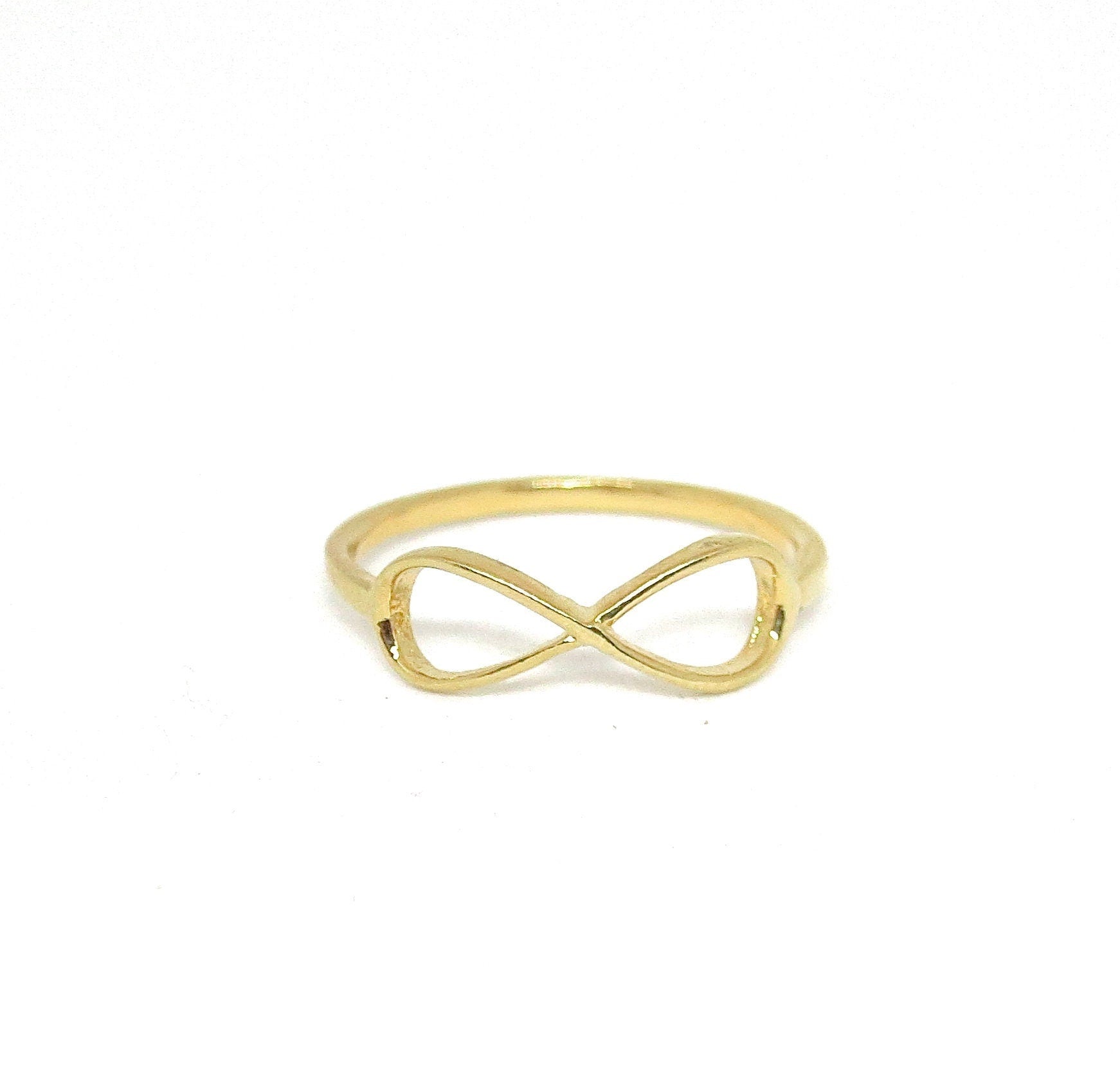 טבעת זהב מלא 14 קראט אינפיניטי
