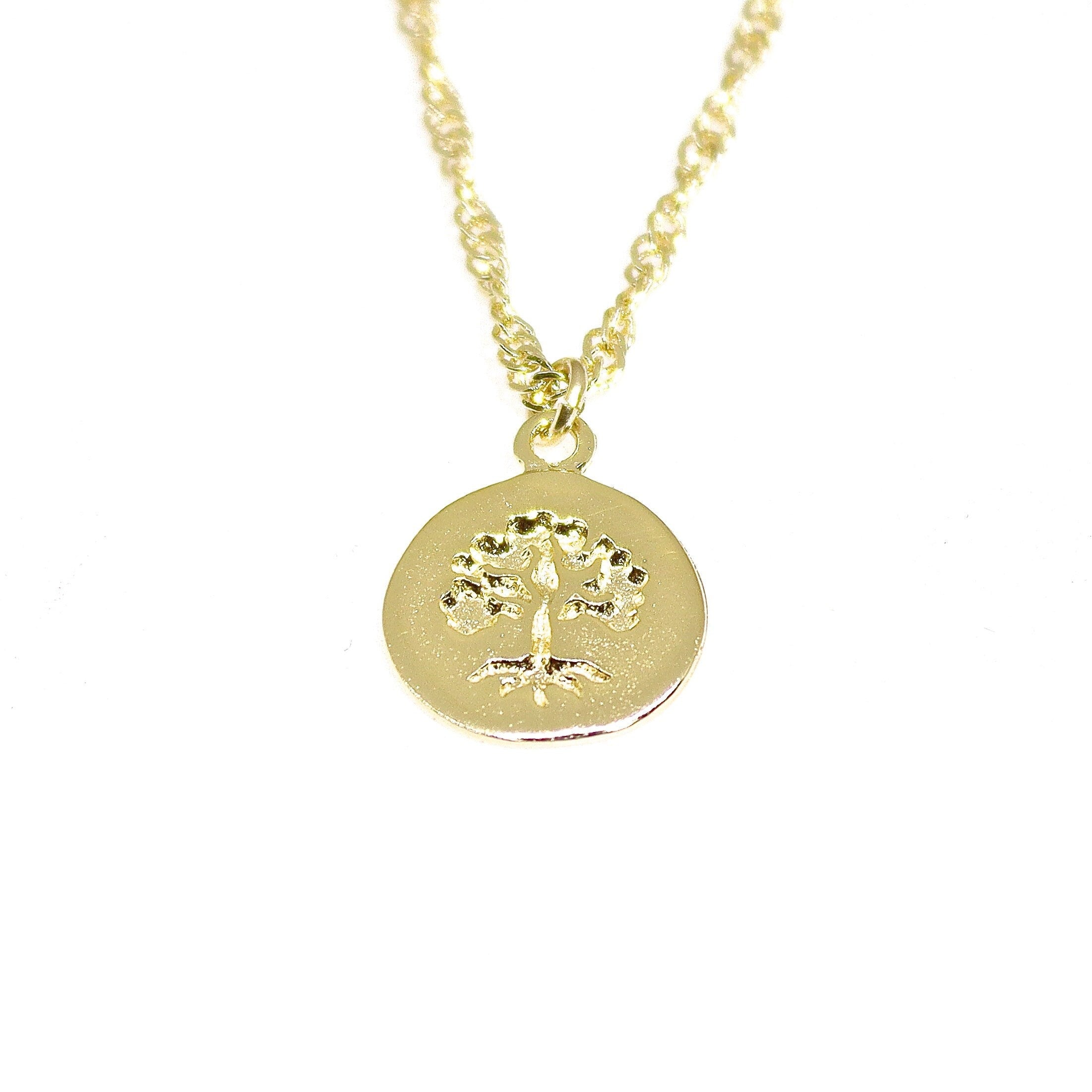 שרשרת עץ החיים, תליון עץ משפחה זעיר מזהב