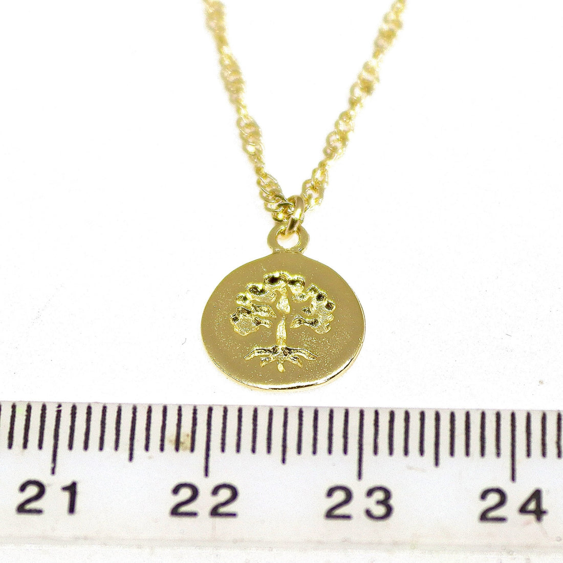 שרשרת עץ החיים, תליון עץ משפחה זעיר מזהב