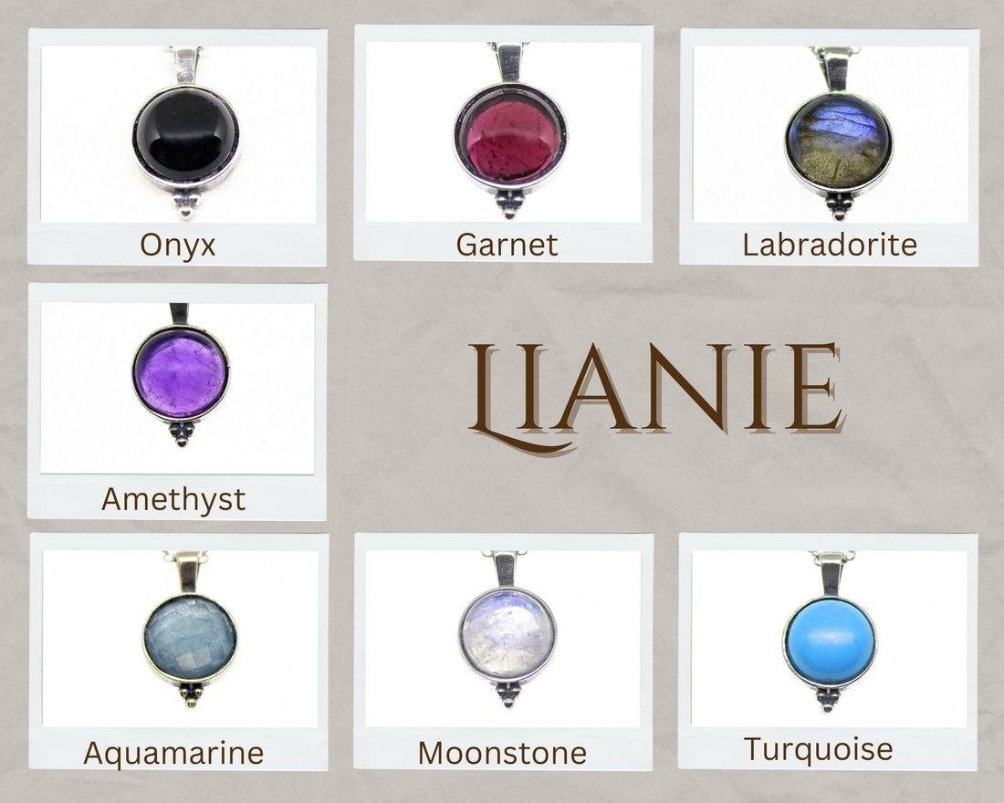 תליון שרשרת כסף סטרלינג אקוומרין, שרשרת אבני חן כחולות עגולות, מתנה עבורה