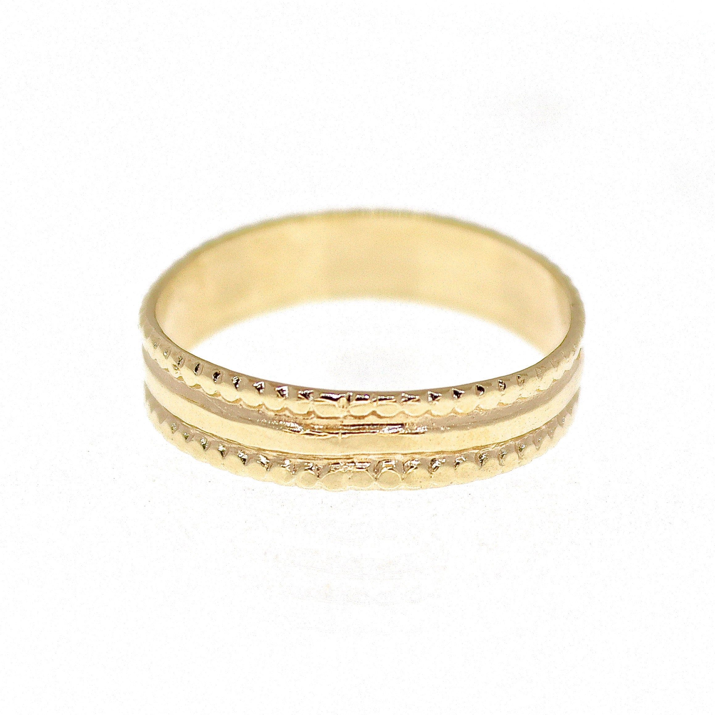 סט טבעות בוהמיות הניתנות לערום: טבעות בעלות טקסטורה ללבישה יומיומית