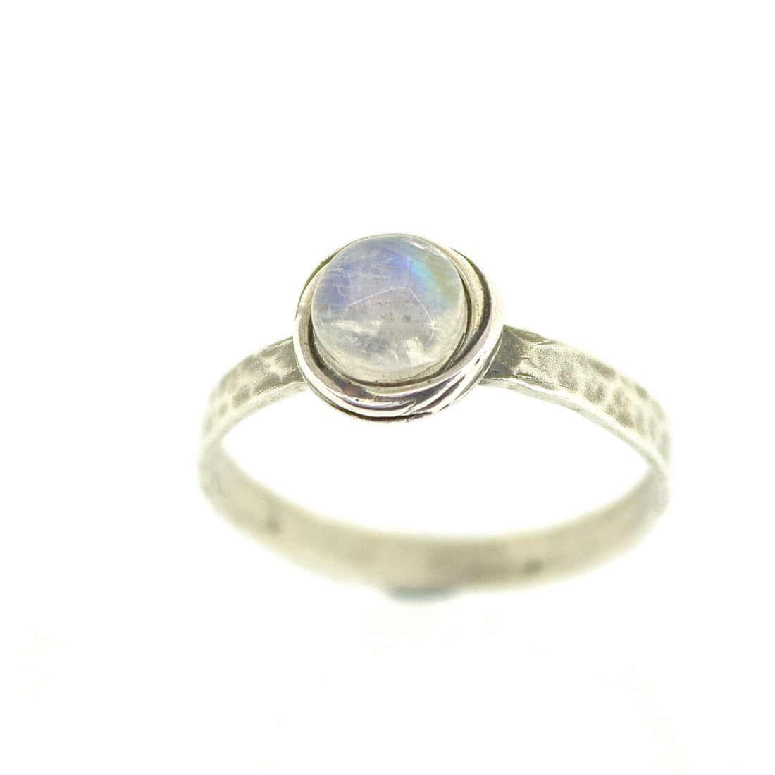 טבעת כסף סטרלינג אקוומרין - תכשיטים ייחודיים בעבודת יד