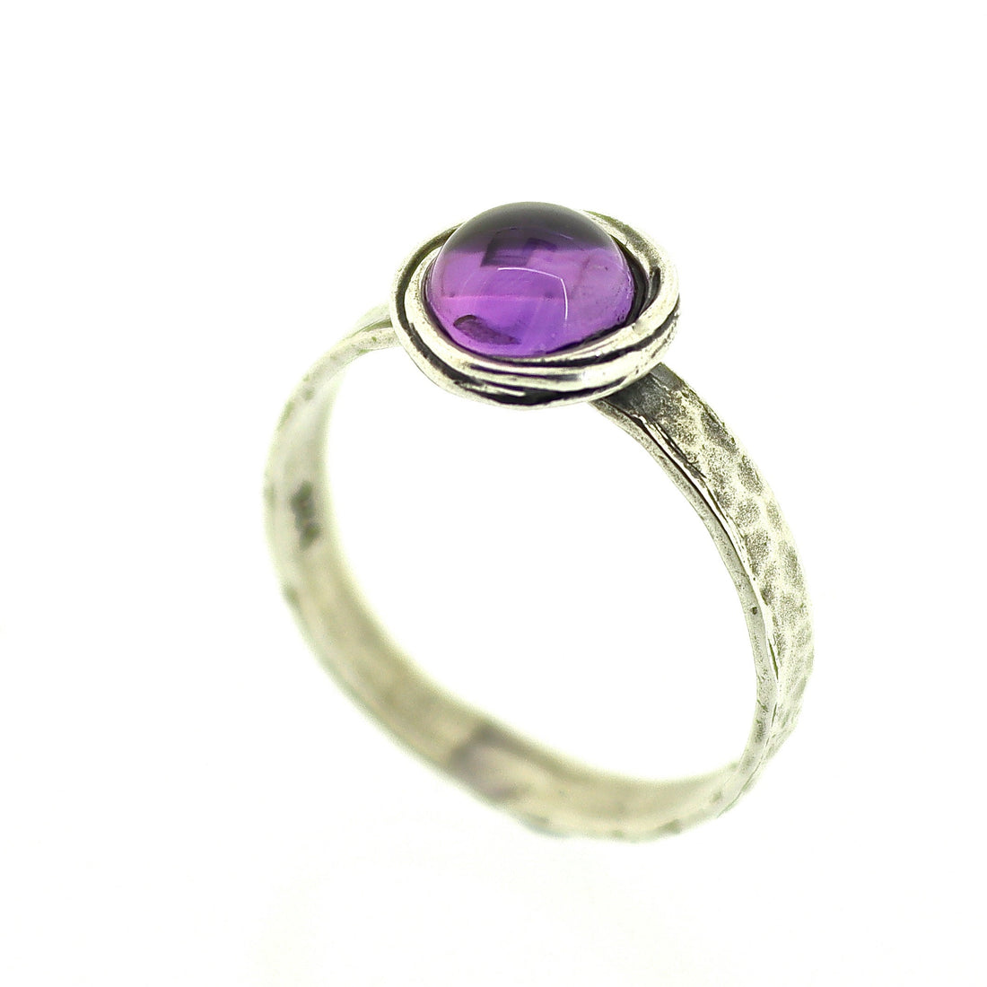 טבעת כסף סטרלינג אקוומרין - תכשיטים ייחודיים בעבודת יד