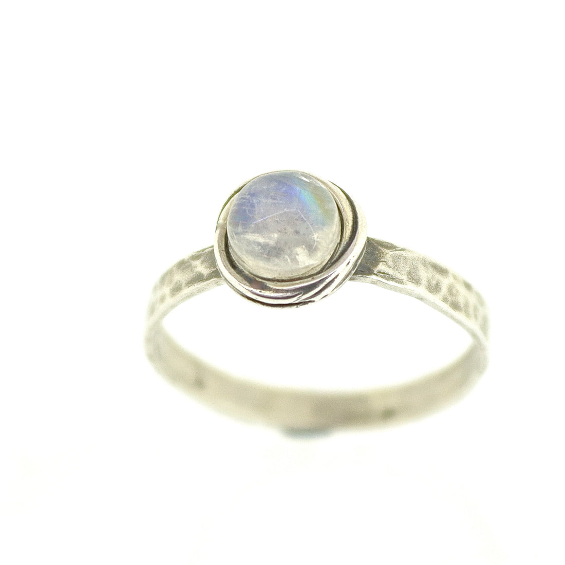 טבעת ירקן ירוקה, טבעת כסף סטרלינג משובצת באבן ירקן