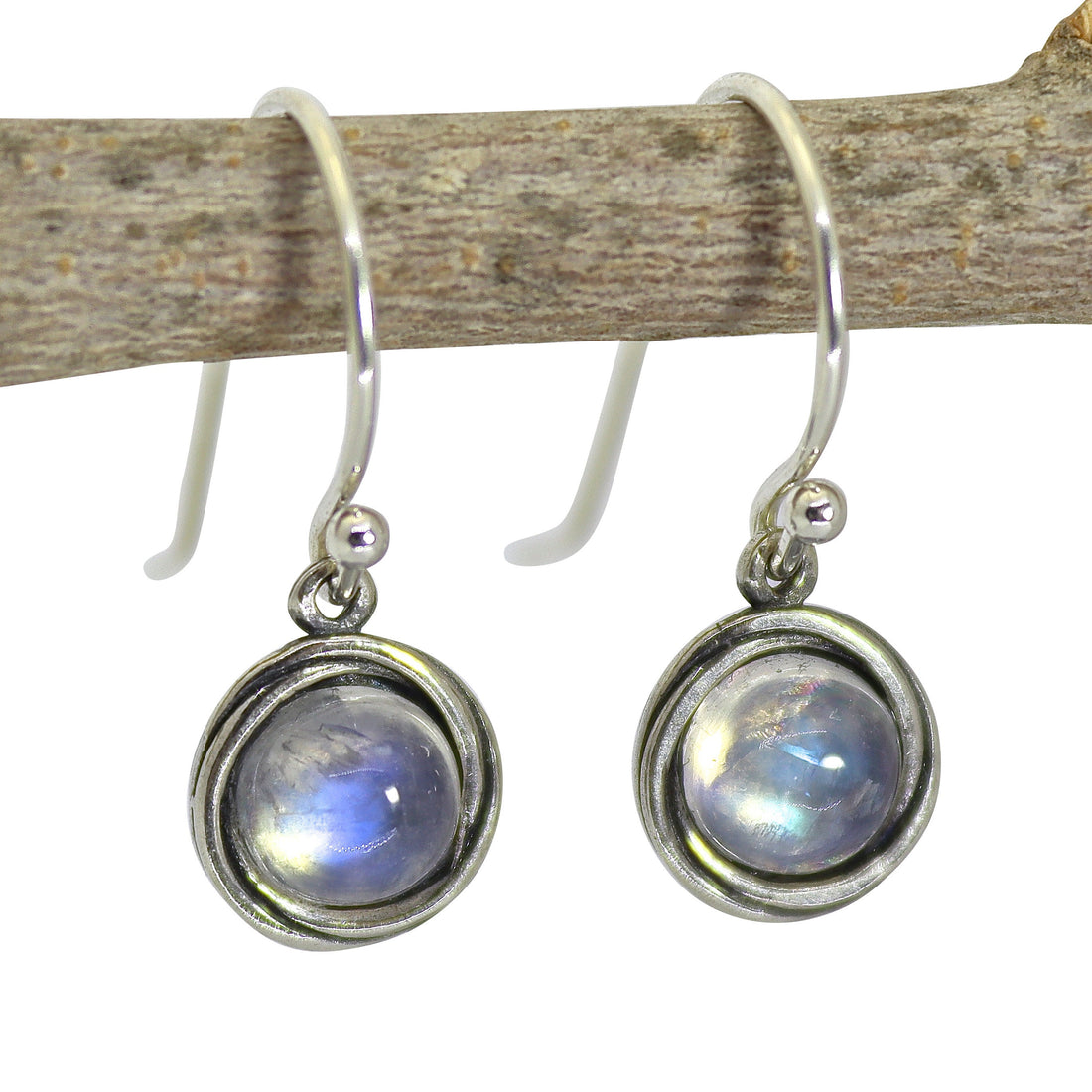 עגילי אקוומרין, עגילי כסף 925 תלויים אקוומרין