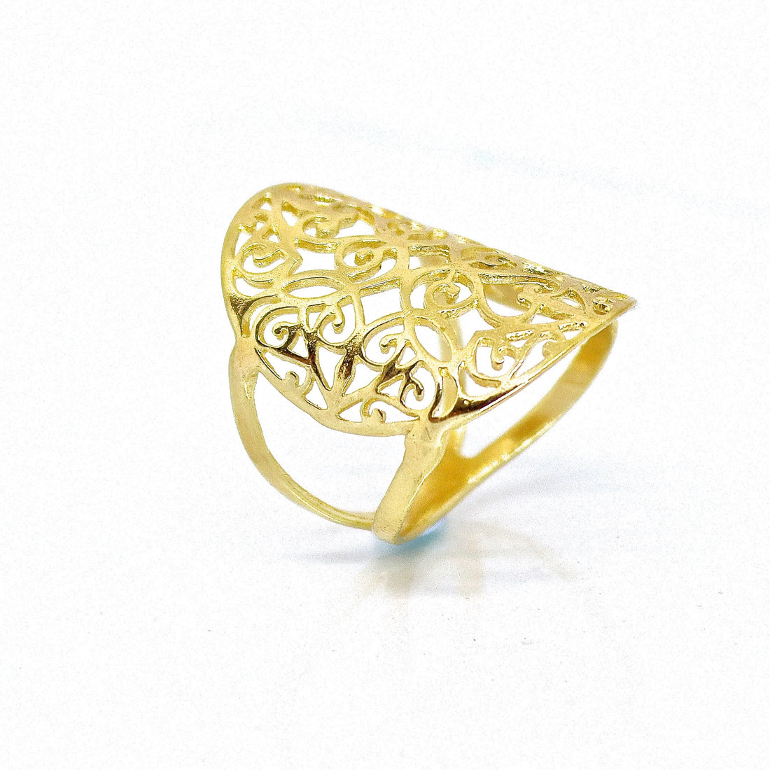 טבעת זהב פיליגרן, טבעת ארוכה בולטת