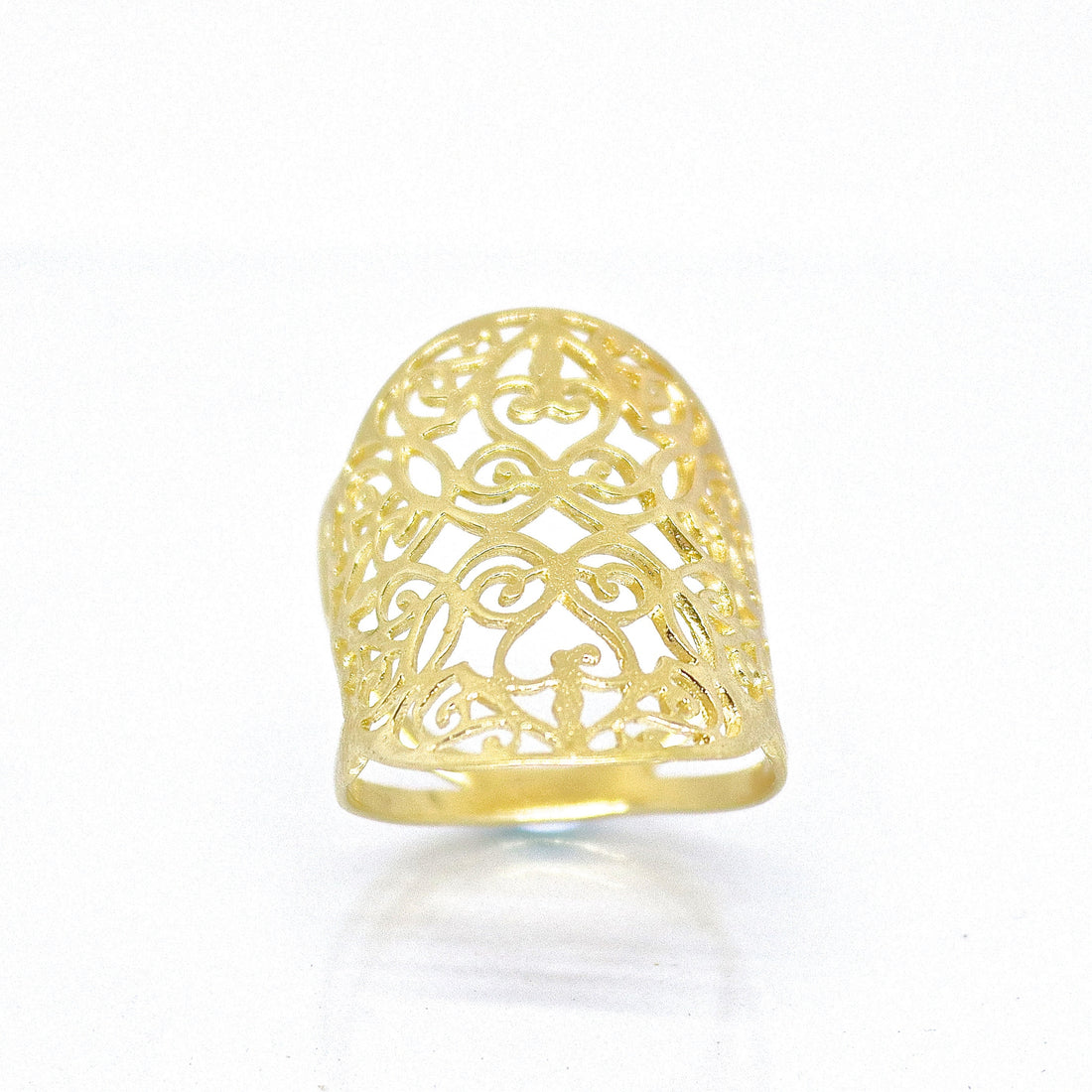 טבעת זהב פיליגרן, טבעת ארוכה בולטת