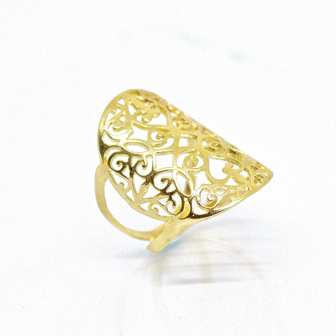 טבעת זהב פיליגרן, טבעת ארוכה בולטת