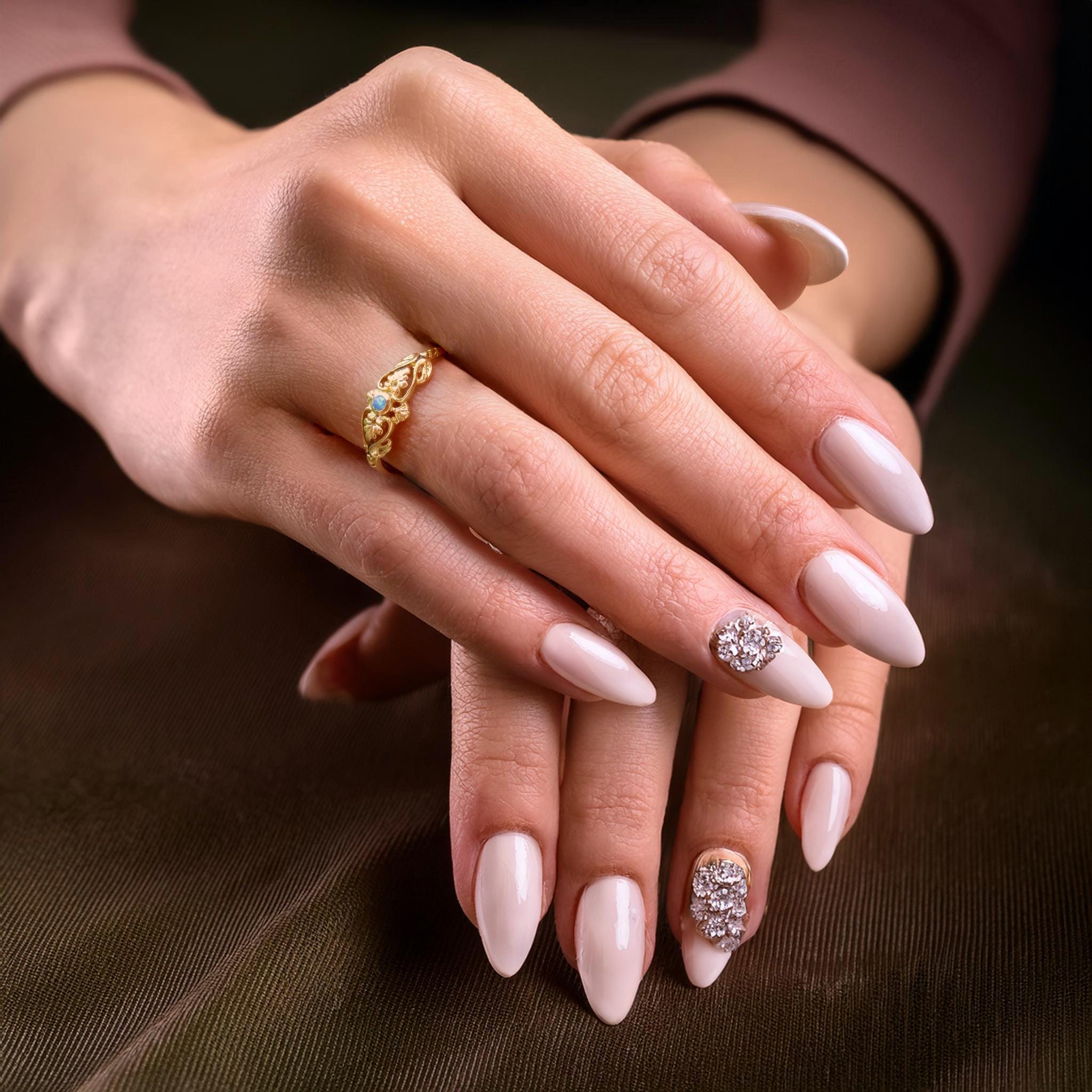 טבעת זהב ויקטוריאנית, טבעת זהב מלא 14 קראט, טבעת זהב זירקוניה, טבעת זהב בסגנון עתיק