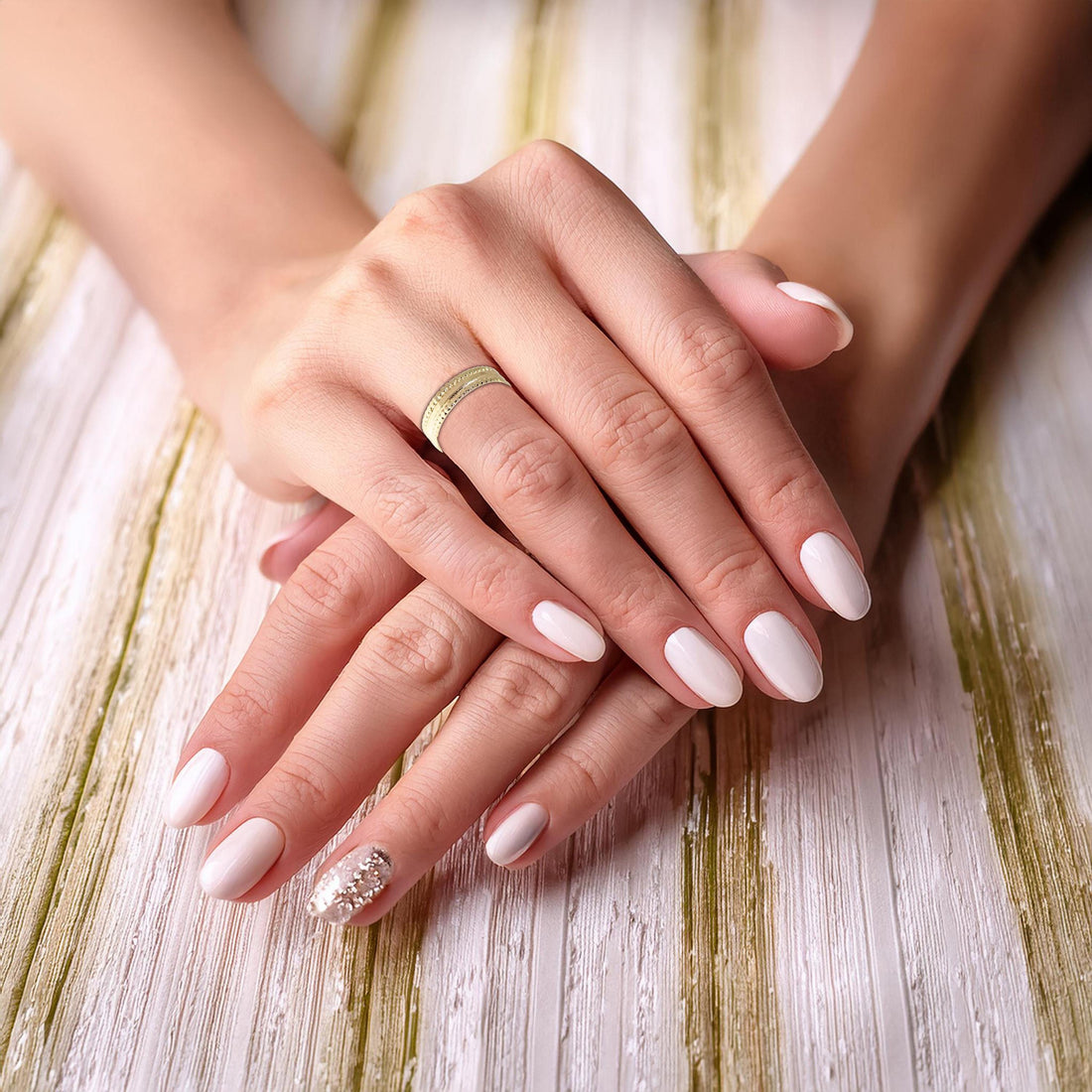 טבעת זהב מלא רחבה 14 קראט