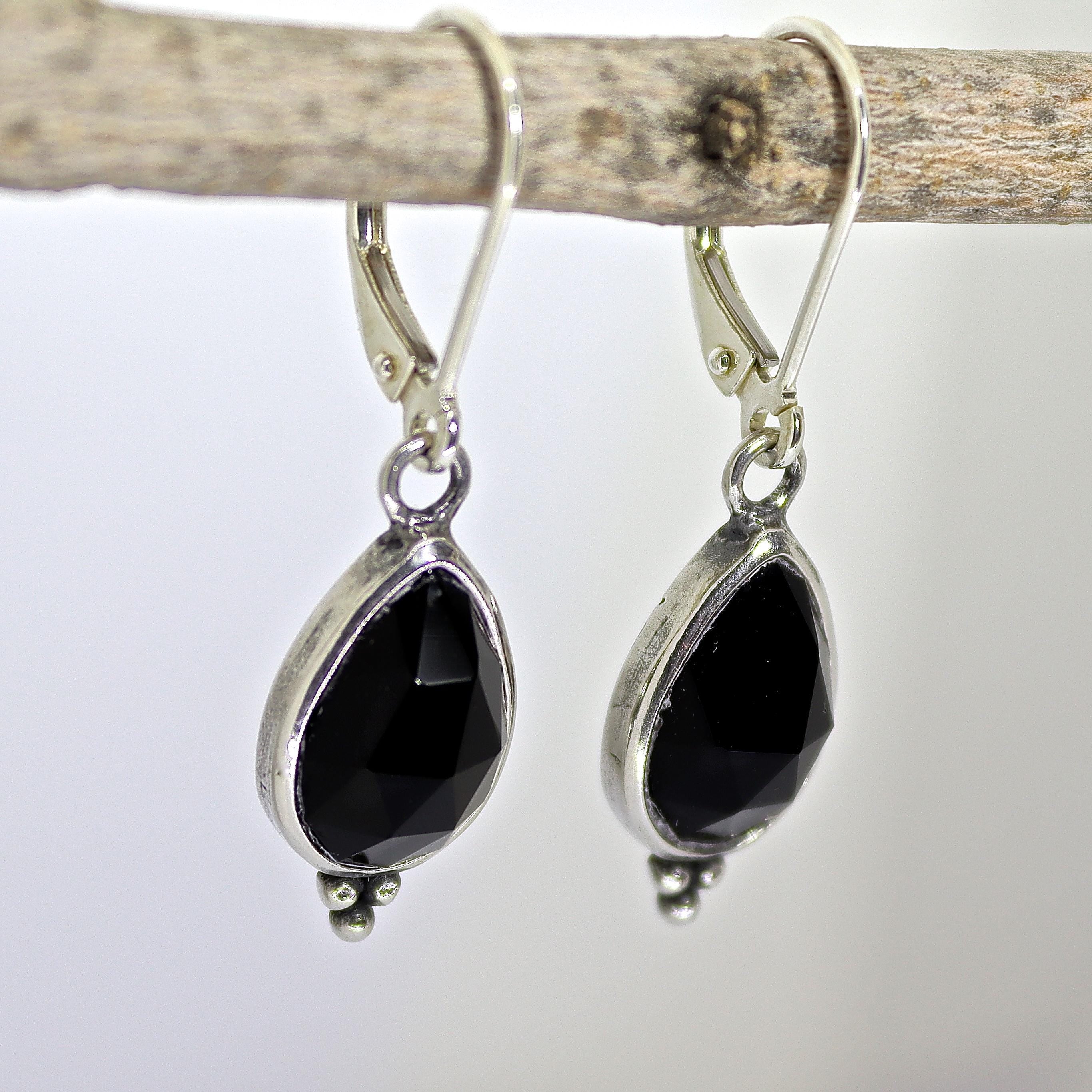 תליון שרשרת אוניקס כסף סטרלינג 925 בצורת דמעה