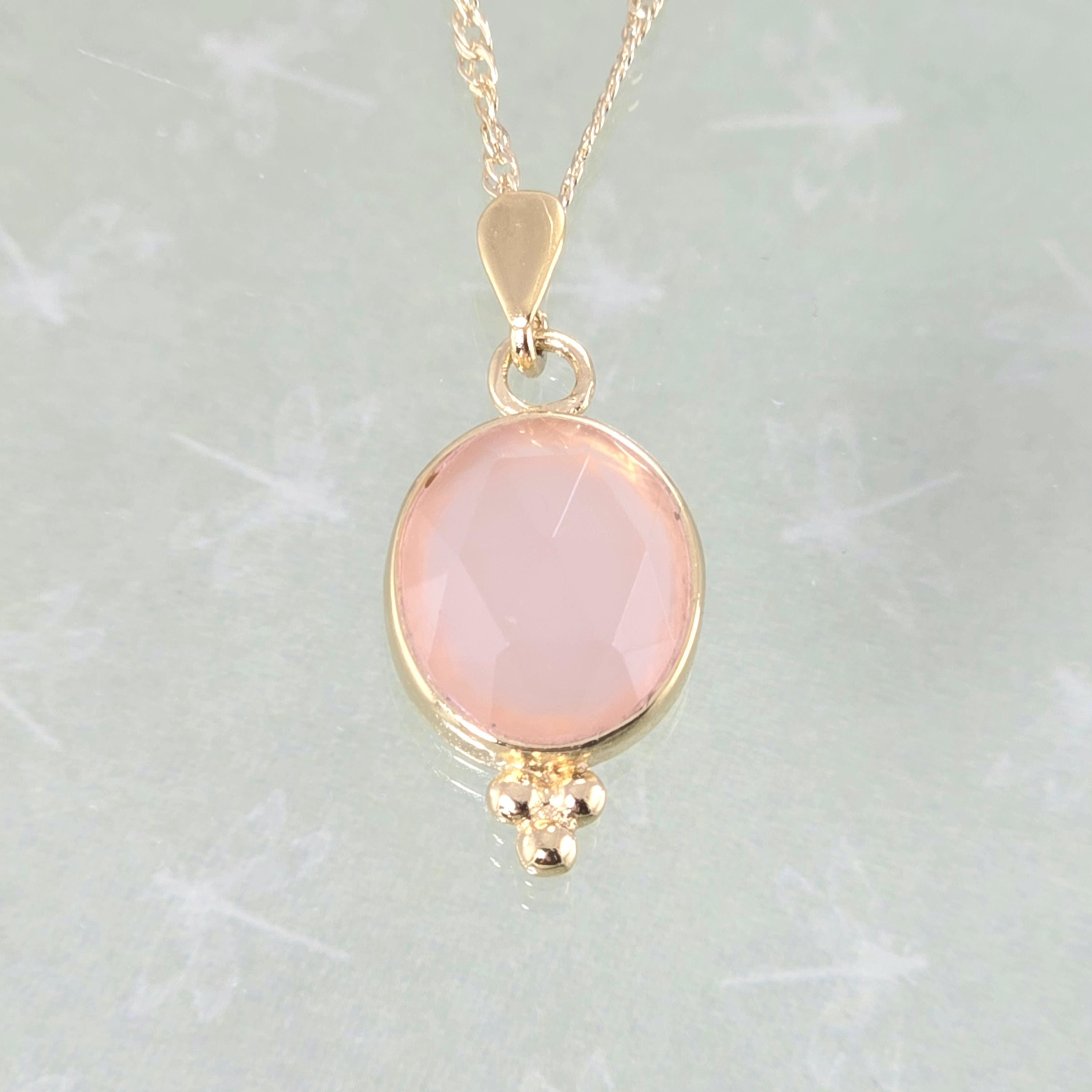 תליון שרשרת זהב לברדוריט, שרשרת אבן ריפוי