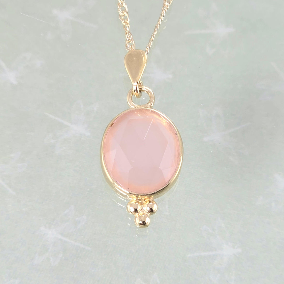 תליון שרשרת זהב לברדוריט, שרשרת אבן ריפוי