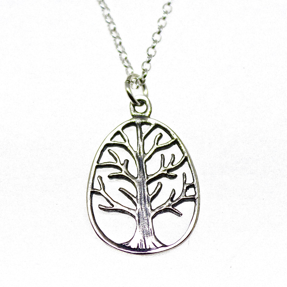 תליון שרשרת עץ החיים מזהב מלא 14 קראט, שרשרת עץ משפחה אליפסה