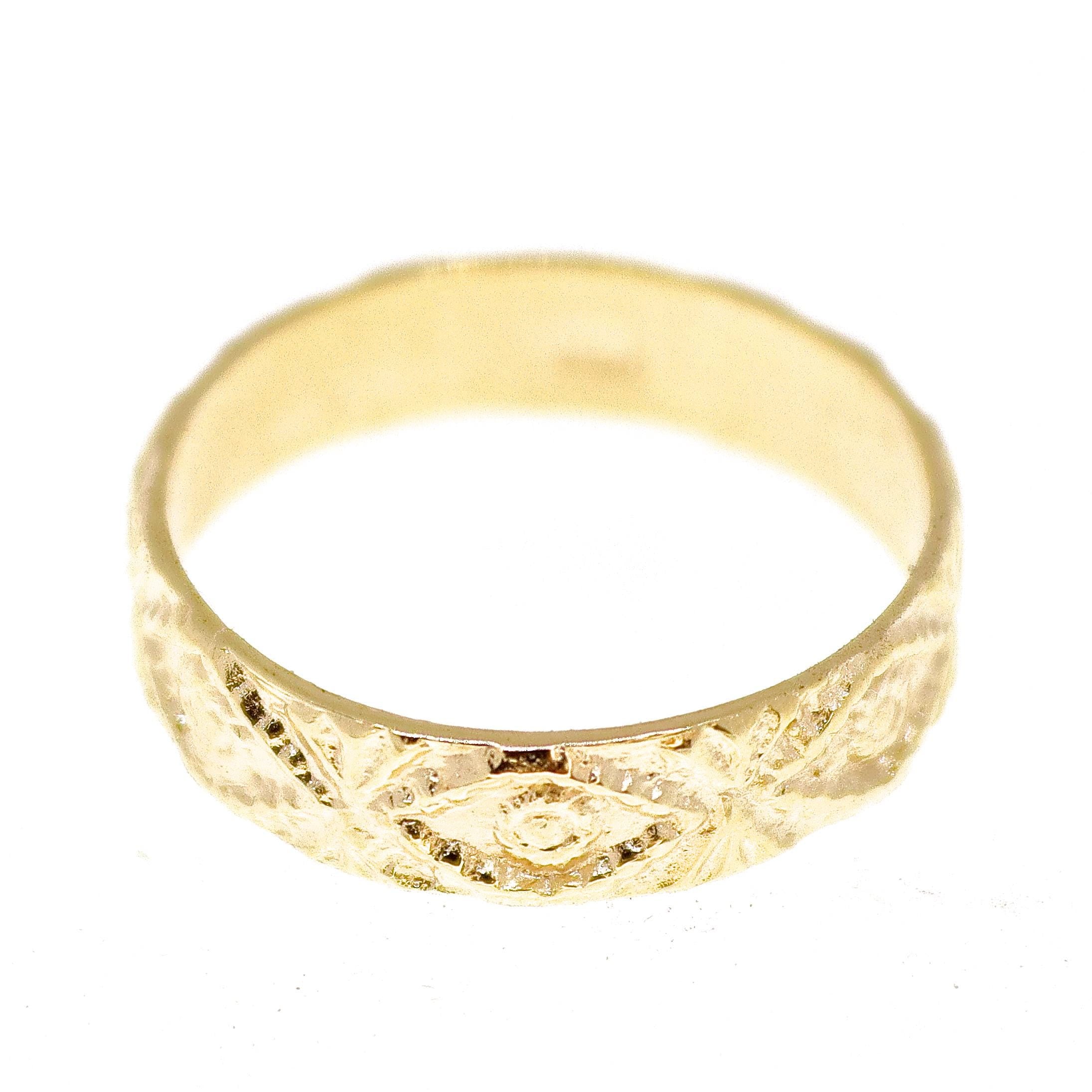 סט טבעות בוהמיות הניתנות לערום: טבעות בעלות טקסטורה ללבישה יומיומית